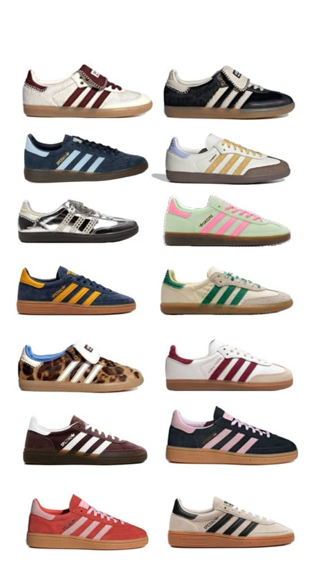 Adidas shoes/leoprint/silver/special Samba Shoes, Streetwear Ideas, Adidas Casual, Trendy Shoes Sneakers, Pretty Shoes Sneakers, Shoes Outfit Fashion, Adidas Shoes Women, Cute Sneakers, Adidas Girl