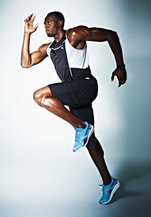 Usane Bolt, Usain Bolt Training, Track Aesthetic, Running Pose, Track Training, Best Bodies, Ab Workout Men, Running Form, Core Work