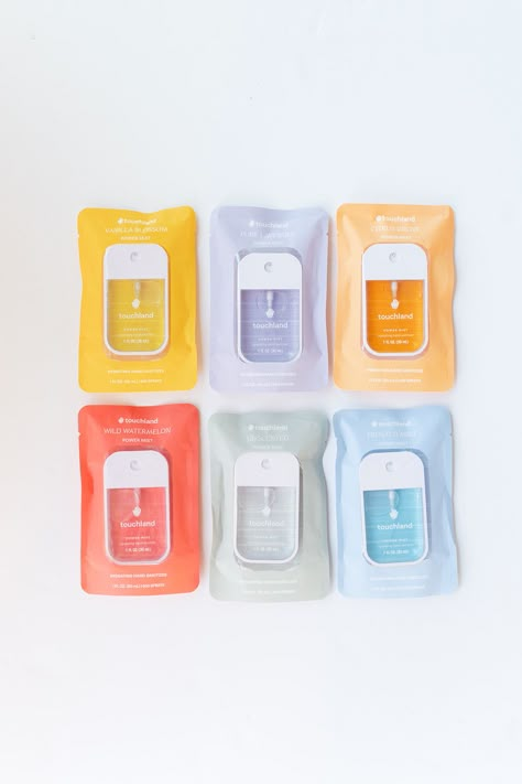 power mist hand sanitizer Tuch Land Hand Sanitizer, Touch Land Hand Mist, Touch Hand Handsanitizer, Touchland Sanitizer Aesthetic, Cute Hand Sanitizer, Touch Land, Mini Hand Sanitizer, Preppy Lululemon, School Wishlist