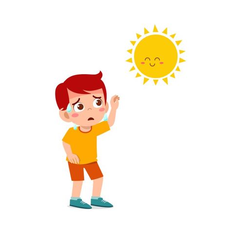 Happy cute kid boy feels so thirsty beca... | Premium Vector #Freepik #vector #summer Summer Season Images, Weather Activities Preschool, Jolly Phonics Activities, Teacher Picture, Childrens Poems, English Learning Books, School Illustration, Seasons Activities, Action Cards