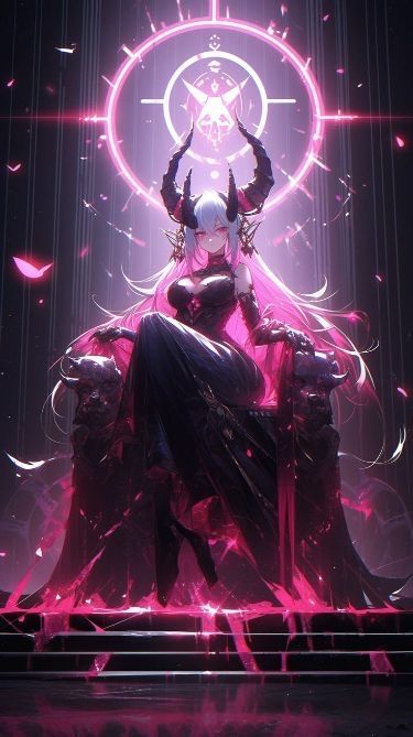 Demon Queen, Hero Forge, Dnd Stuff, Demon Girl, Animation Art Character Design, Anime People, Art Characters, Grim Reaper, Anime Artwork