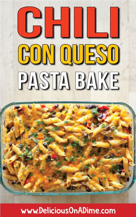 Queso Pasta, Chili Con Queso Recipe, Con Queso Dip, Queso Recipe, Yummy Dishes, Queso Cheese, Queso Dip, Creamy Pasta, Pasta Bake