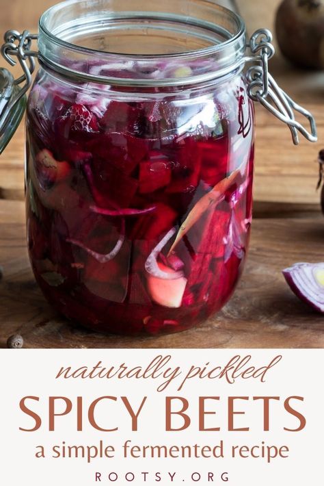 Fermented Beets, Refrigerator Pickled Beets, Fermented Vegetables Recipes, Pickle Seasoning, Pickled Beets Recipe, Beets Recipe, Coriander Seed, Beet Salad Recipes, Raw Beets