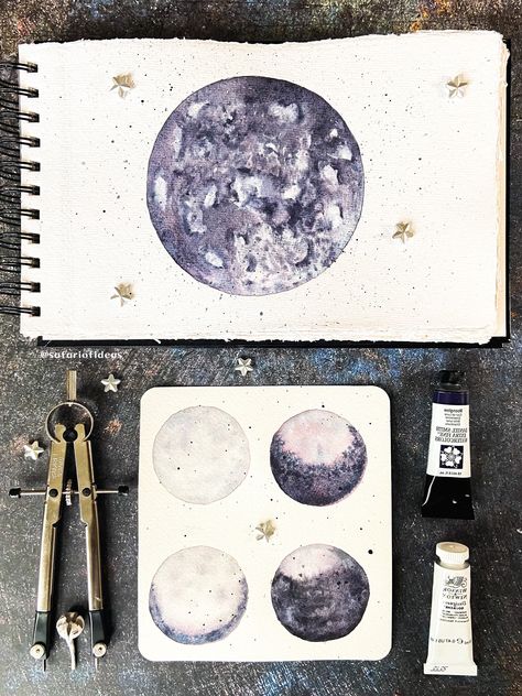 Moon Print, Original art, Full Moon print, Watercolor Moon Art, Moon Watercolor, Lunar Phases, Wall Art Prints, #celestialwatercolor #moonprint #originalart #fullmoonprint #watercolormoonart #moonwatercolor #lunarphases Celestial Watercolor, Moon Watercolor, Lunar Phases, Arches Watercolor Paper, Art Moon, Lunar Phase, Etsy Art Prints, Moon Print, Moon Art