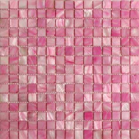 Pink Swimming Pool Tiles, Pink Tile Background, Pink Mosaic Tiles Bathroom, Pink Mosaic Tile, Barbie Balmain, Pink Tile Wallpaper, Pastel Mosaic, Tile Aesthetic, Mosaic Water