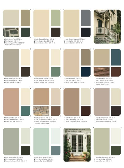 2014 exterior shutter and door paint schemes | record the colors here for my future reference: Outside House Paint Colors, Outside House Paint, Exterior Color Combinations, Exterior Color Palette, Outside Paint, House Paint Color Combination, Color Combinations Paint, Exterior House Paint Color Combinations, Exterior House Color