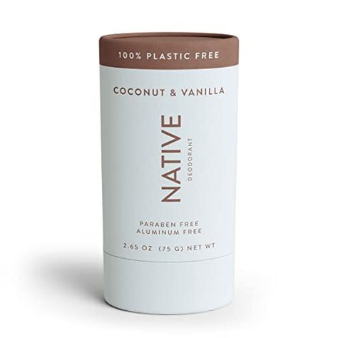 Native Plastic Free Deodorant, Native Deodorant Coconut Vanilla, Native Skincare, Native Coconut Vanilla, Vanilla Deodorant, Native Products, Coconut Deodorant, Coconut And Vanilla, Sunshine Daydream