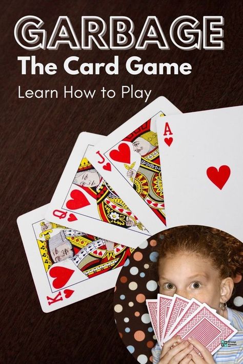 Garbage is an immensely popular leisure card game for preschoolers and young children. Learn the Garbage Game Rules today with this easy guide. #garbagecards #cards #cardgame #kidscardgame… Garbage Card Game, Card Games For Groups, 2 Player Card Games, Group Games For Teenagers, 21st Birthday Games, Game For Preschoolers, Rummy Card Game, Group Games For Kids, 21 Cards