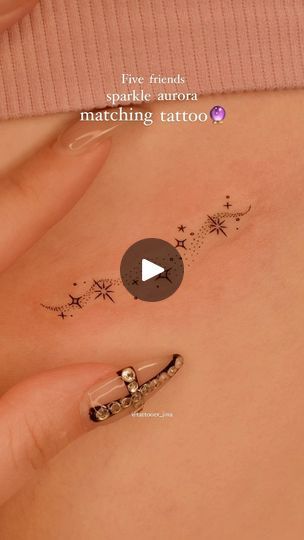 Aurora Tattoo Ideas, Aurora Tattoo, Sparkle Tattoo, Friendship Tattoos, Matching Tattoo, Tattoo Inspo, Aurora, Melbourne, Tattoos