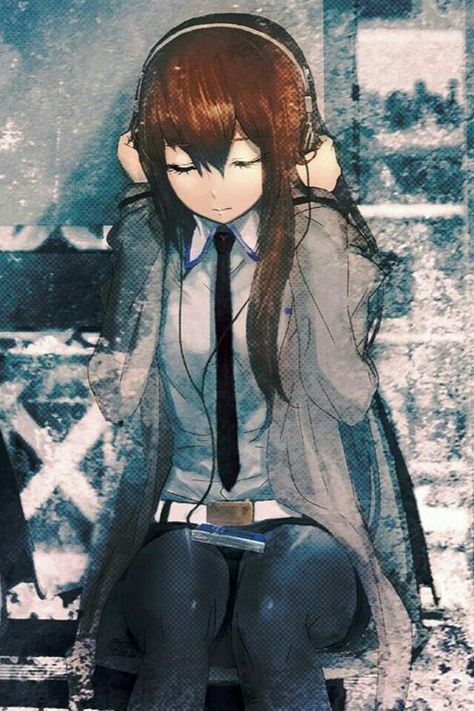 Makise Kurisu, Kurisu Makise, Steins Gate, An Anime, Gate, Headphones, Anime