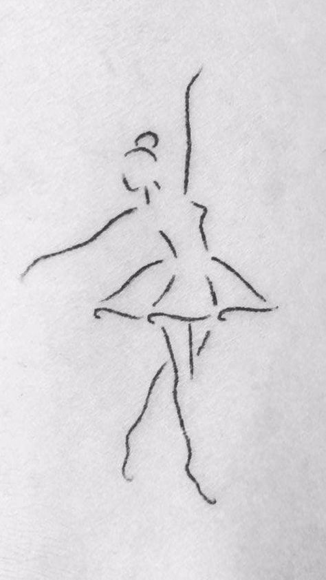 How To Draw Ballerina Easy, Drawing Ideas Ballerina, Easy Ballerina Drawing Simple, Easy Dancer Drawings, Simple Ballerina Drawing, Balerina Drawing Easy, How To Draw A Ballerina, Dancer Drawing Simple, Easy Ballerina Drawing