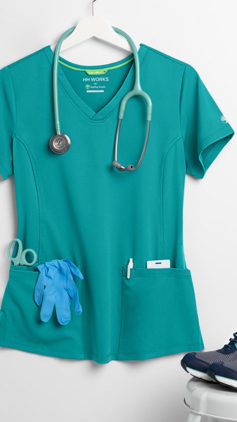 Patient Gown, Teal Scrubs, Healing Hands Scrubs, Medical Scrubs Outfit, Scrub Style, Cute Scrubs, Boss Outfit, Scrubs Outfit, African Shirts For Men