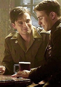 If you're telling me that Bucky doesn't look at Steve as if he's the only thing in the world for him, then you need to bloody open your eyes Steve Rogers, Bucky Barnes, Computer