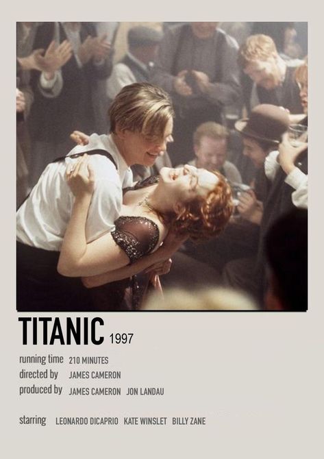 Titanic Movie Poster, Titanic Poster, Romcom Movies, Movies To Watch Teenagers, Most Paused Movie Scenes, Iconic Movie Posters, Movie Card, Titanic Movie, Girly Movies