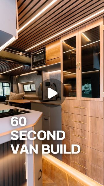 Sprinter Campervan Interior, Van Transformation Camper, Van Living Conversion, Van Build Ideas, Campervan Interior Ideas, Sprinter Van Build, Camper Van Interior Ideas, Van Renovation, Van Life Interior