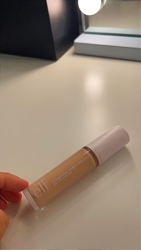 Elf Concealer Aesthetic, Elf Concelear, Concelar Elf, Elf Concealer Shades, Concealer Aesthetic, Concealer Drugstore, Elf Camo Concealer, Concealer Elf, Cheap Concealer