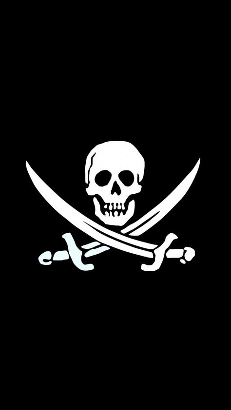 Jolly Roger Pirate Skull Black And White IPhone 6 Plus HD Wallpaper Check more at https://freepikpsd.com/jolly-roger-pirate-skull-black-and-white-iphone-6-plus-hd-wallpaper/1431401/ Jolly Roger, Wallpaper Images, Iphone Wallpapers, Resolution, Flag, Wallpapers, Screen, Iphone, Black