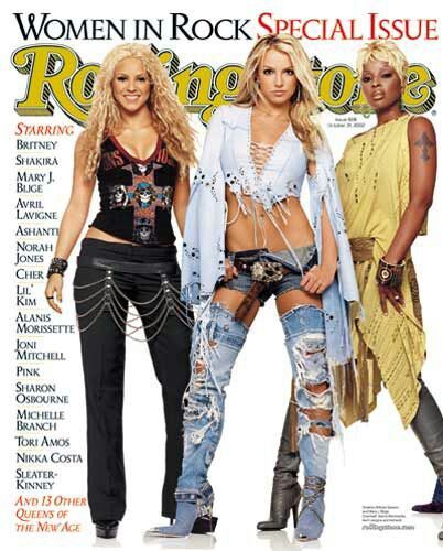 THERE WERE MY FAVORITE stressed denim thigh high #GIUSEPPE BOOTS ON #BRITTANY SPEARS Rolling Stone Magazine Cover, Rolling Stone Magazine, Britney Jean, Rolling Stones Magazine, Women In Music, Mary J, 2000s Fashion Outfits, Rolling Stone, 2000s Fashion