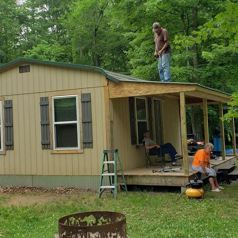 Carport Tiny House, Carport Into Living Space, Carport Cabin, Tiny Home Sheds, Carport Conversion, Carport House, Swamp Shack, Hunting Cabins, Tiny House Kits