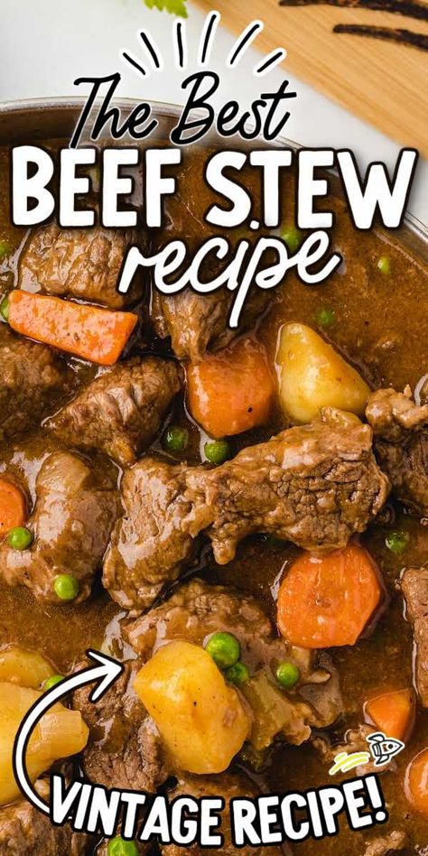 Best Beef Stew, Best Beef Stew Recipe, Beef Stew Meat Recipes, Easy Beef Stew Recipe, Easy Beef Stew, Hearty Beef Stew, Homemade Beef Stew, Stew Meat Recipes, Pot Beef Stew