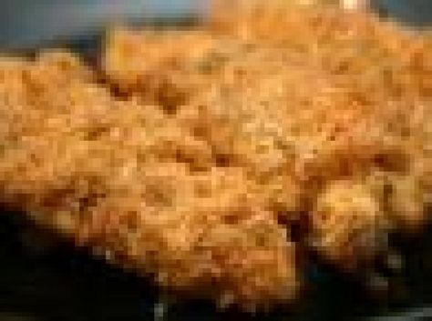 Yum... I'd Pinch That! | Kittencal's Moist Cheddar-Garlic Oven Fried Chicken Breast Oven Fried Chicken Breast, Garlic Oven, Fried Chicken Breast Recipe, Fried Garlic, Cheddar Chicken, Breaded Chicken Breast, Oven Fried, Oven Fried Chicken, Fried Chicken Breast