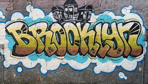 Brooklyn Graffiti, Bb Logo, Type Treatments, Graffiti Designs, Tattoo Drawings, Brooklyn, Tatting, Graffiti, ? Logo