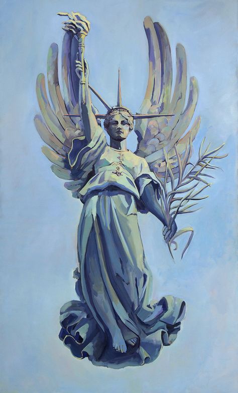 Goddess Of Liberty, Lady Liberty Illustration, Lady Liberty Painting, Goddess Of Freedom, Lady Liberty Art, Libertas Goddess, Freedom Painting, Liberty Statue, Freedom Art