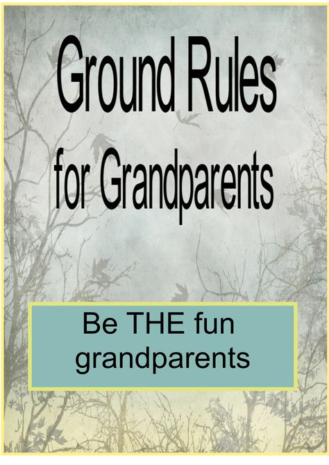 Be the "fun" grandparents. Follow these 7 easy rules to grandparenting. #grandparenting basics Rules For Grandparents Babysitting, Grandkids Room At Grandmas, Grandchildren Bedroom, Grandma Camp, Grandkids Room, Grandma Ideas, Grandma Names, Rules Quotes, Grandparenting