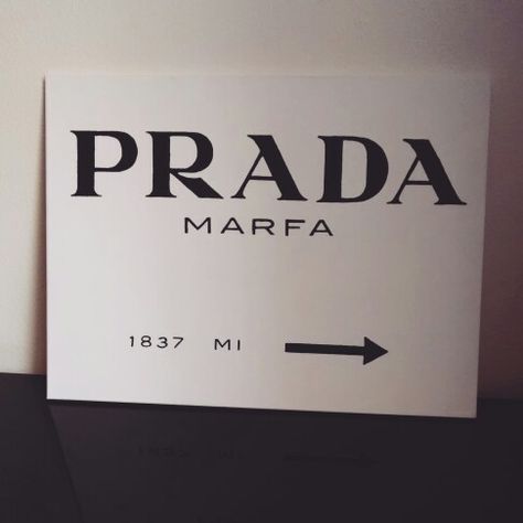 DIY Prada Marfa sign // Black acrylic paint used on a blank white canvas Prada Painting, Prada Marfa Sign, Rhinestone Designs Pattern, Prada Marfa, Black Acrylic Paint, New York Apartment, Black Acrylic, Blank White, Rhinestone Designs