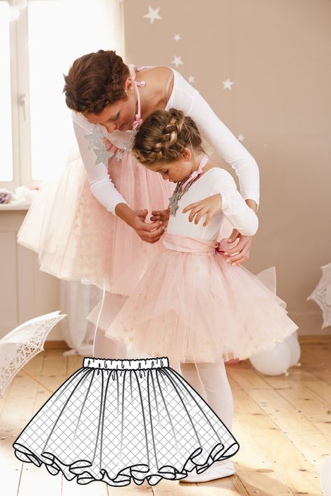 Make this little girl's tutu - ThingLink Tutu Diy, Ballerina Costume, Fun Photoshoot, Tutu Costumes, Diy Fairy, Fairy Costume, Tutus For Girls, Burda Style, Cute Diys