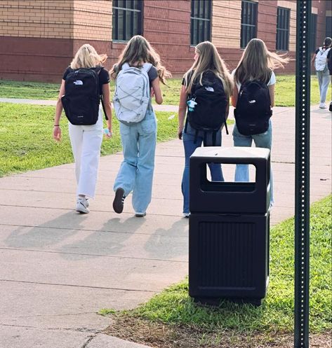 Freshman Year @ Blackman High School for Channing & these beauties. First day tradition continues.. #lovethem #blackman #goblaze #freshmanyear #classof2028 #LivyPeytChanElla #friendship #tradition #firstdayofschool #firstdayofhighschool Freshman High School, First Day Of Highschool, First Day Of High School, Highschool Freshman, Freshman Year, 2025 Vision, First Day Of School, New Friends, First Day