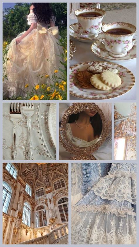 Princesscore (Aesthetic board) Princess Core Aesthetic, Princesscore Aesthetic, Princess Vibes, Fairytale Princess, Romantic Academia, Royalty Aesthetic, Princess Core, Aesthetic Board, Space Room