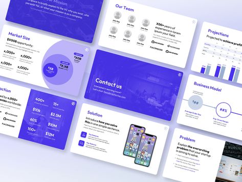 Base Template for Pitch Decks (PPT, Keynote, Google Slides) Investment Pitch Deck, Proposal Deck Design, Slide Deck Inspiration, Investor Deck Design, Investor Deck, Investor Presentation, Base Template, Pitch Deck Startups, Pitch Deck Design