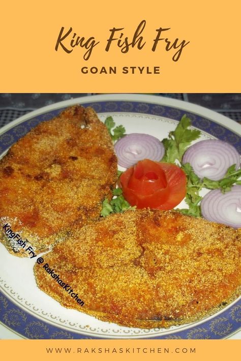 King fish fry is also known as surmai or seer fish. King fish is marinated with spice powders and coated with semolina. It is then shallow fried. #kingfishfry #fishfry #fishrecipe #fishfryrecipe #semolina #shallowfried #appetizers Marinated Fish, Fish Fry Recipe, Fried Fish Recipes, Autumn Recipes, Fish Fry, Foodie Friends, Food Heaven, Food Court, Delicious Dinner Recipes