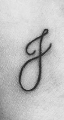 Script J Tattoo, Cursive J On Nails, J On Nails, J Letter Tattoo Design, Cursive J Tattoo, J Tattoo Letter Ideas, J Initial Nails, J Cursive, Letter J Tattoo