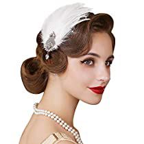 20s Hair Accessories, Roaring 20s Hair, Roaring 20s Makeup, 20's Makeup, Hollywood Glamour Decor, Roaring 20s Hairstyles, Dancing Hairstyles, 1920 Hairstyles, Great Gatsby Hair