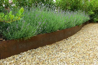 Corten Steel for Garden Edging Corten Steel Edging, Metal Lawn Edging, Corten Steel Garden, Metal Garden Edging, Patio Water Feature, Steel Garden Edging, Lawn Leveling, Driveway Edging, Resin Bound Driveways