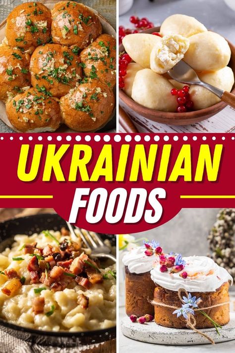 15 Authentic Ukrainian Foods Ukrainian Recipes Christmas, Ukrainian Vegetable Dishes, Ukrainian Thanksgiving Recipes, Ukranian Side Dishes, Ukrainian Easter Recipes, Authentic Ukrainian Recipes, Ukrainian Food Recipes, Ukrainian Appetizers, Ukrainian Christmas Food