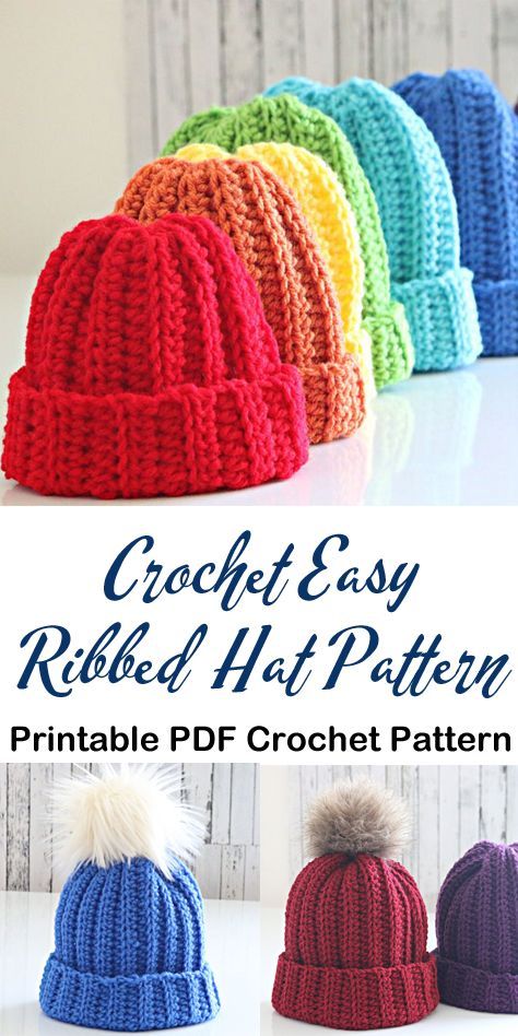 Make a cozy hat. beginner hat crochet patterns - beanie crochet patterns - winter hat crochet patterns - crochet pattern pdf - amorecraftylife.com #crochet #crochetpattern Beanie Hats Crochet Pattern, Crochet Boggins Free Pattern, Crochet Ribbed Hat Pattern Free, Crochet Newborn Hats, Crochet Ribbed Beanie Pattern Free, Crochet Hats Free Pattern Easy, Newborn Crochet Hat Pattern, Hat Crochet Patterns, Winter Hat Crochet Pattern