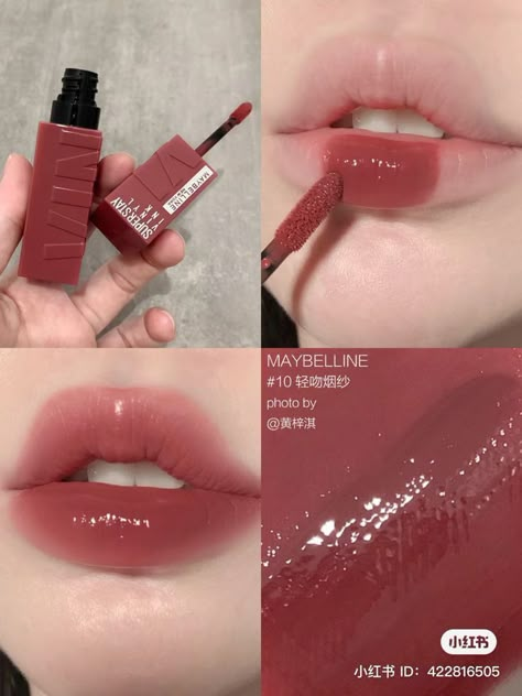 lipvinylinklipstick, lipcombo, maybellinelips, nyxprofessionalmakeup, cheaplipgloss, richaesthetic, glossylips, lipoil, lip essentials, makeupessentials, holygrailproducts, shinylips, hydrating, darkfeminineenergy, browngirl, asianbeauty, maybelline, beauty, makeup, red lips Maybelline Super Stay Vinyl Ink, Membentuk Alis, Mekap Mata, Makeup Korean, Maybelline Superstay, Top Makeup, Makeup Accesories, Lip Makeup Tutorial, Smink Inspiration