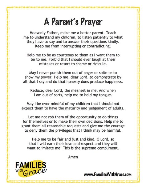 This free printable is a great reminder for parents with kids of all ages of Who we need to turn to for help and what kind of parents we want to be. #prayer #parenting #pray #momlife Parenting Prayers, Parents Prayer, Parents With Kids, Family Prayers, Family Wealth, Prayer For Parents, Prayers For My Husband, Prayer For Protection, Prayer For Family