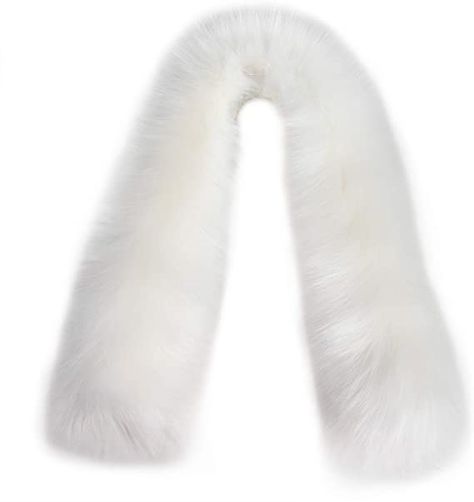 Faux Fur Trim for Hood Replacement Detachable Fur Hood Trim of Winter Coat Unisex(White-75) at Amazon Women's Coats Shop Fake Fur, Fur Hood, Critical Role, Jacket Brands, Faux Fur Collar, Hooded Coat, Women's Coats, Amazon Women, Fur Collars