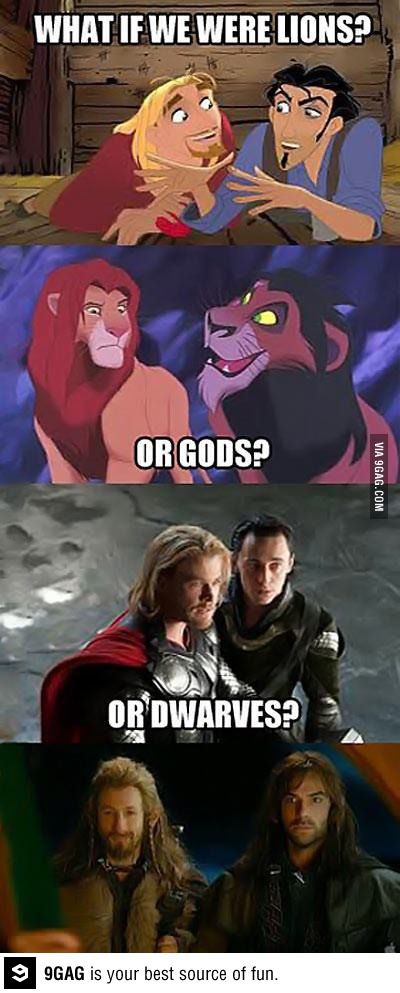 Brothers Hobbit Funny, Avengers Humor, Humor Disney, Funny Marvel Memes, Disney Jokes, Marvel Jokes, 웃긴 사진, Memes Humor, Disney Memes