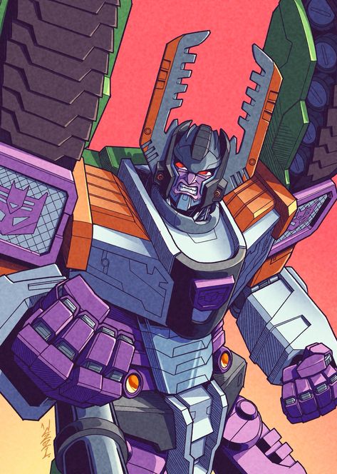 Armada Megatron, Transformers Megatron Art, Megatron Art, Transformers Wallpaper, Transformers Comics, Transformers Armada, Comic Frame, Transformers Megatron, Transformers 5