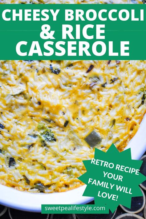 Broccoli Rice Recipes, Cream Of Chicken Casserole, Chicken Broccoli Rice Cheese Casserole, Mushroom Rice Casserole, Cheesy Rice Casserole, Green Rice Recipe, Broccoli Cheese Rice Casserole, Casserole Broccoli, Potluck Meals