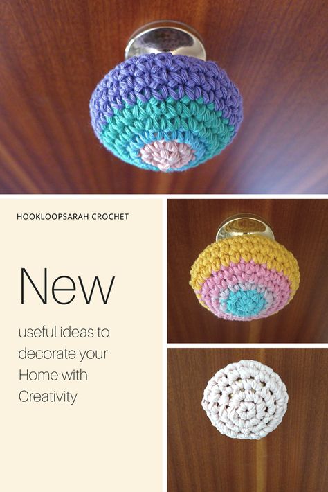 Crochet Door Handle Cover, Crochet Doorknob Cover, Knitting Simple, Beginner Knit Scarf, Knitting Quotes, Safe Door, Door Protection, Embroidery Yarn, Amazing Christmas Gifts