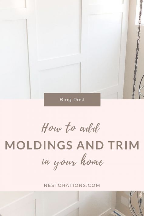 Ceiling Trim Ideas, Ceiling Molding Ideas, Trim Molding Ideas, Wall Molding Living Room, Wall Trim Molding, Foyer Wall Decor, Barndominium Interior, Ceiling Trim, Trim Ideas