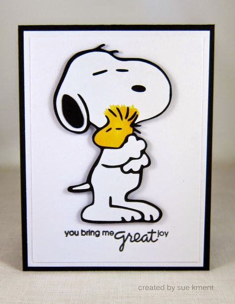 Snoopy Cards Handmade, Peanuts Party, Peanuts Cartoon, Paper Smooches, Present Wrapping, Bday Cards, Snoopy Love, Homemade Christmas Cards, Charlie Brown And Snoopy