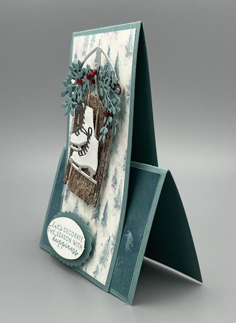 Robbie Susan's Cards and Crafts: 5 Days of Christmas- Day 2 Sophisticated Sled Christmas Card Sophisticated Sled Card Ideas, Sophisticated Sled Cards, Su Christmas Cards 2024, Stampin Up Sophisticated Sled, Spring Sampler, Winter Sets, Christmas Sled, Holiday 2024, Slider Cards