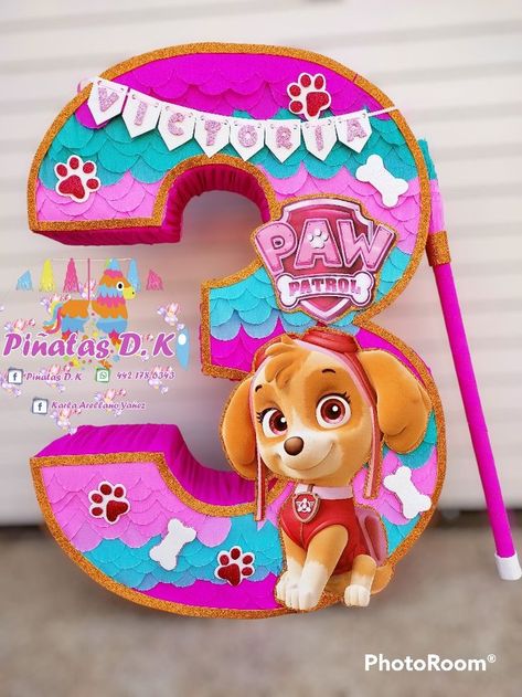 Skye Pinata Paw Patrol, Skye Paw Patrol Party Decorations, Sky Paw Patrol Invitation, Paw Patrol Skye Birthday Party, Skye Birthday Party Ideas, Sky Paw Patrol Birthday Cake, Sky Birthday Party Paw Patrol, Paw Patrol Birthday Party Girl, Paw Patrol Skye Party Ideas